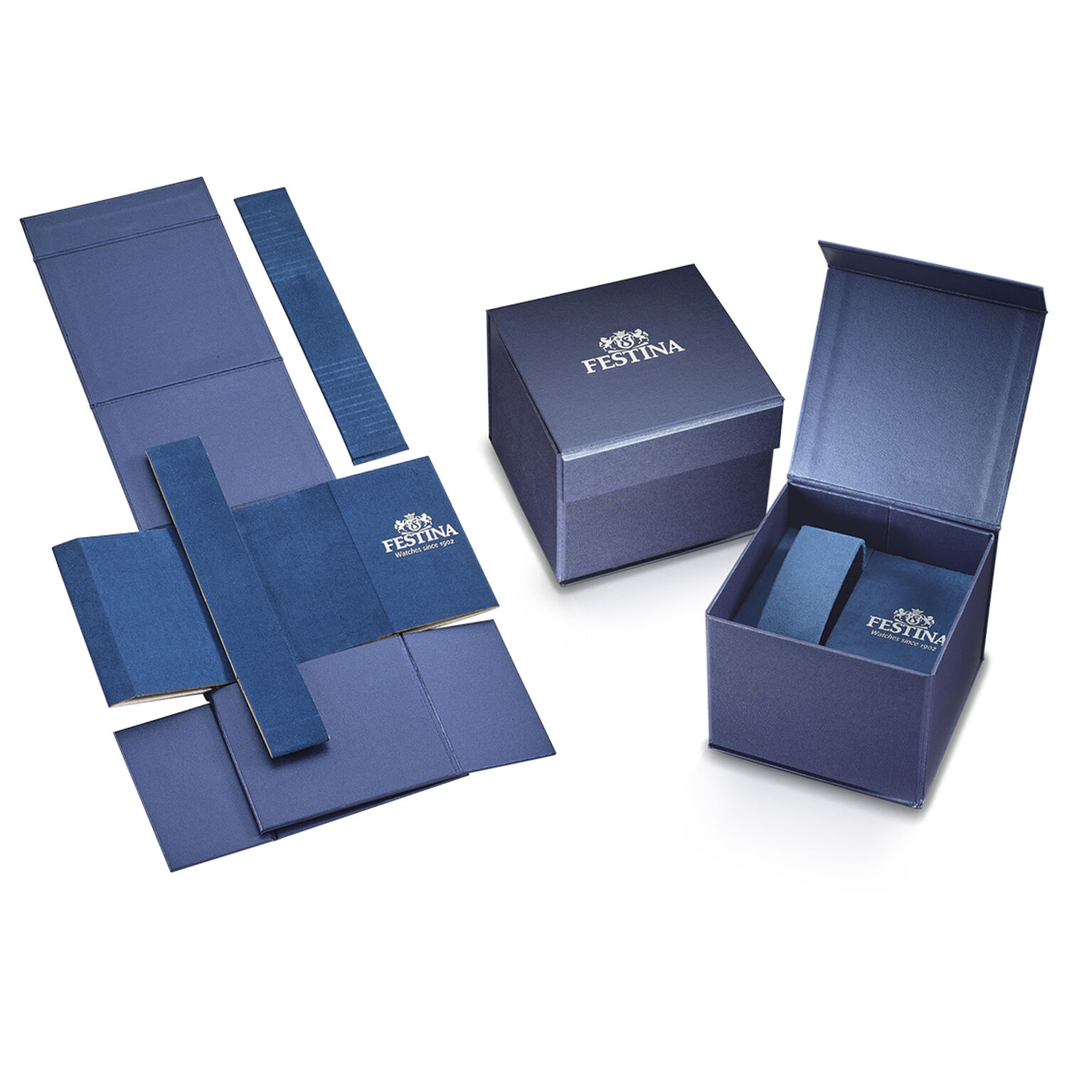 Reloj F20357/c Festina Azul Petr&oacute;leo Hombre Acero Cl&aacute;sico image number 1.0